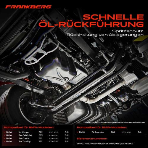 Frankberg 1x Ölwanne Motorölwanne für BMW E82 M Z4 E89 E82 135i E91 E92 E93 2006-2017 Bild Frankberg 1x Ölwanne Motorölwanne für BMW E82 M Z4 E89 E82 135i E91 E92 E93 2006-2017