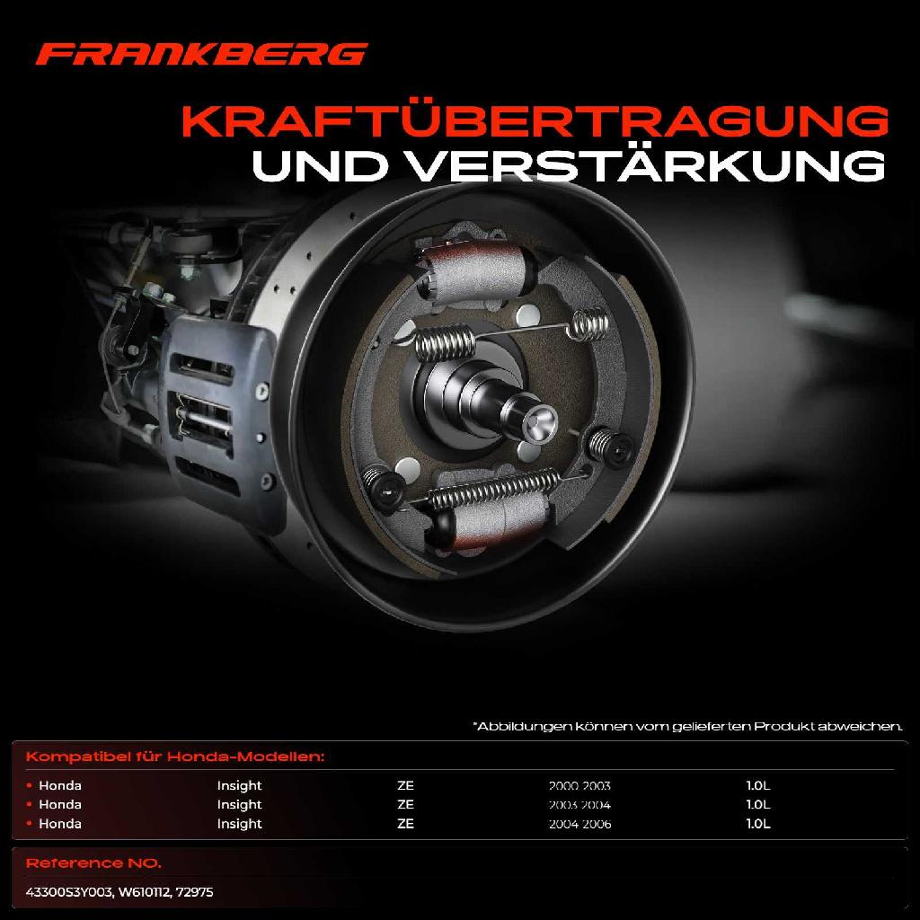 2x Radbremszylinder Hinten für Honda Insight 2000-2006