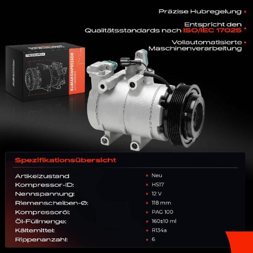 1x Klimakompressor für Hyundai Santa Fé I SM Sonata IV Trajet KIA Magentis GD Bild 1x Klimakompressor für Hyundai Santa Fé I SM Sonata IV Trajet KIA Magentis GD