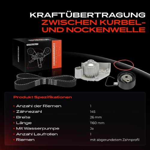 1x Zahnriemensatz Zahnriemen Wasserpumpe für Rover 400 75 200 Schrägheck MG MG ZR Bild 1x Zahnriemensatz Zahnriemen Wasserpumpe für Rover 400 75 200 Schrägheck MG MG ZR
