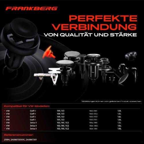 10x Befestigungsclips Türverkleidung für VW Golf 2 19E Jetta 2 Transporter 3 Bild 10x Befestigungsclips Türverkleidung für VW Golf 2 19E Jetta 2 Transporter 3