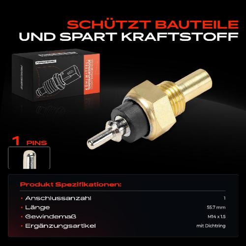 1x Sensor Kühlmitteltemperatur für Mercedes-Benz 123 124 W202 S202 W124 W126 W460 Bild 1x Sensor Kühlmitteltemperatur für Mercedes-Benz 123 124 W202 S202 W124 W126 W460