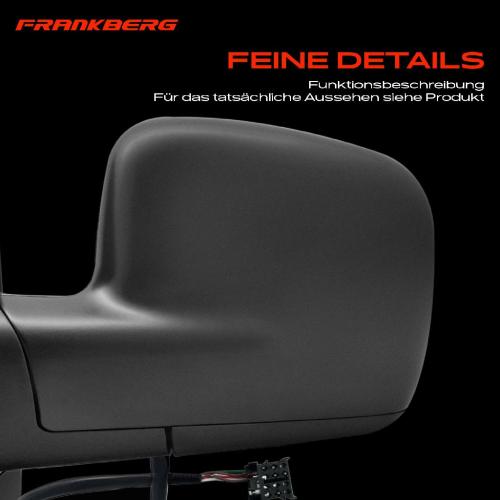 Frankberg 1x Außenspiegel Links für VW California T5 Camper Multivan V Transporter V 2003-2015 Bild Frankberg 1x Außenspiegel Links für VW California T5 Camper Multivan V Transporter V 2003-2015