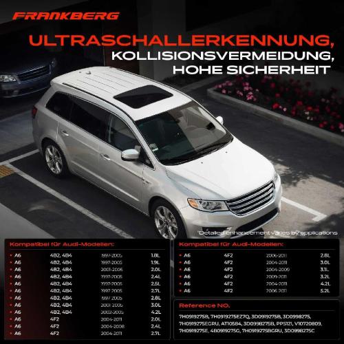 Frankberg 1x Parksensor PDC Sensor Hinten für VW T5 7E 7H Audi A6 4B2 4F2 4FH 4B5 4F5 Bild Frankberg 1x Parksensor PDC Sensor Hinten für VW T5 7E 7H Audi A6 4B2 4F2 4FH 4B5 4F5