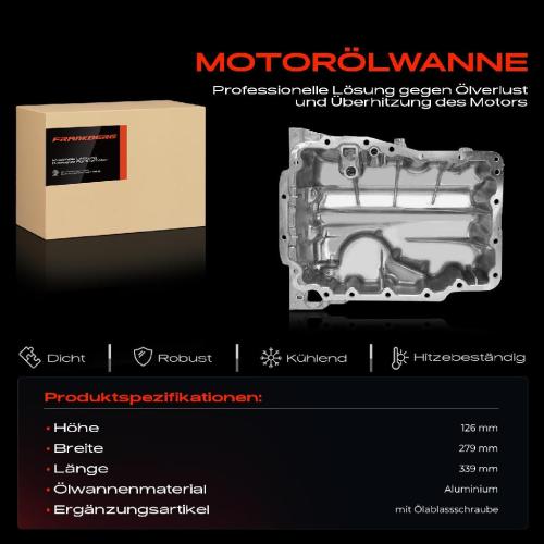 Frankberg 1x Ölwanne Motorölwanne für VW UP Skoda Citigo NF Seat Mii KE KF 1.0L Bj ab 2011 Bild Frankberg 1x Ölwanne Motorölwanne für VW UP Skoda Citigo NF Seat Mii KE KF 1.0L Bj ab 2011