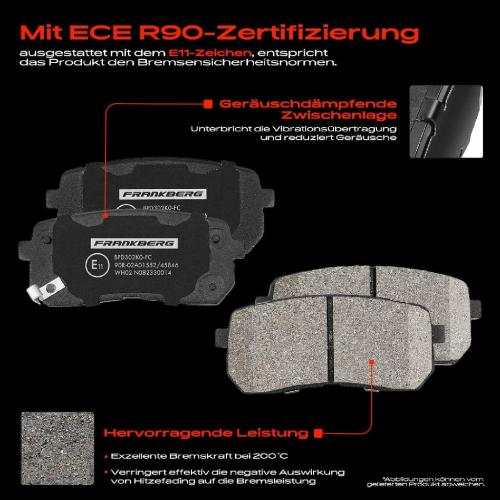 4x Bremsbeläge Hinterachse für Hyundai H-1 Cargo Travel iX55 KIA Carnival/Grand Carnival III Sorento Bild 4x Bremsbeläge Hinterachse für Hyundai H-1 Cargo Travel iX55 KIA Carnival/Grand Carnival III Sorento