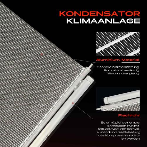 1x Kondensator Klimaanlage für Hyundai Santa Fé 2 CM 2.2L-2.7L Bild 1x Kondensator Klimaanlage für Hyundai Santa Fé 2 CM 2.2L-2.7L