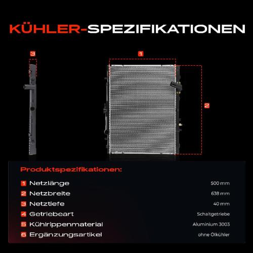 1x Kühler Wasserkühler Motorkühler für Mitsubishi L200 K5T K6T K7T Pajero Sport Bild 1x Kühler Wasserkühler Motorkühler für Mitsubishi L200 K5T K6T K7T Pajero Sport