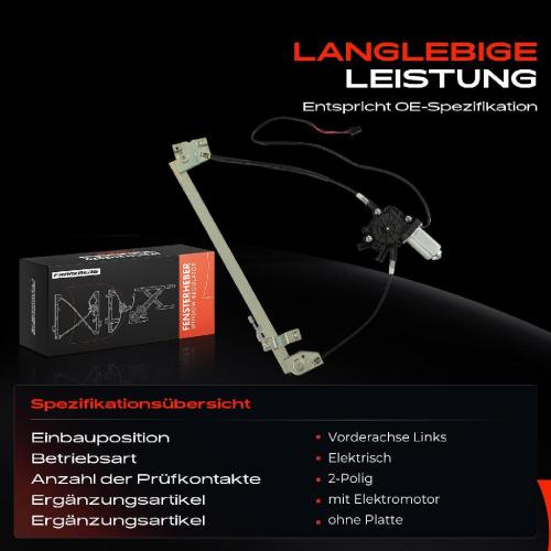 Frankberg 1x Fensterheber Vorne Links für Audi 100 200 Avant 434 435 444 445 C4 805 Bild Frankberg 1x Fensterheber Vorne Links für Audi 100 200 Avant 434 435 444 445 C4 805