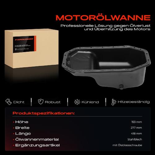 1x Ölwanne Motorölwanne für VW Fox Schrägheck 5Z1 5Z3 5Z4 1.4L 2005-2009 Bild 1x Ölwanne Motorölwanne für VW Fox Schrägheck 5Z1 5Z3 5Z4 1.4L 2005-2009