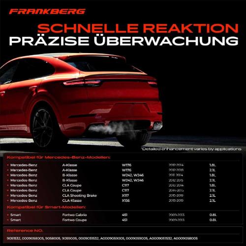 Frankberg 1x Abgastemperatursensor für Mercedes-Benz A-Klasse W176 B-Klasse W242 CLA X117 GLA Bild Frankberg 1x Abgastemperatursensor für Mercedes-Benz A-Klasse W176 B-Klasse W242 CLA X117 GLA