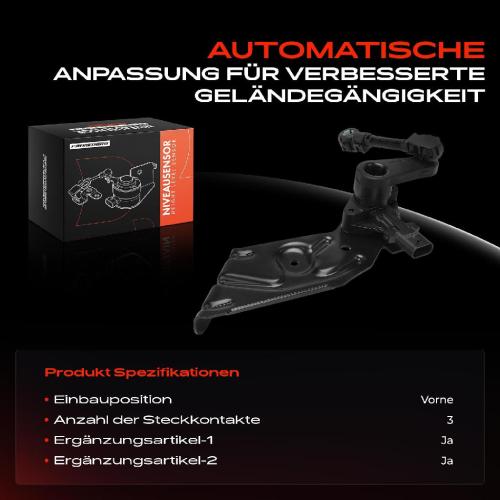 1x Höhensensor Niveauregulierung Hinten Links für Peugeot 508 II F3 FB FH 1.2L-2.0L Bild 1x Höhensensor Niveauregulierung Hinten Links für Peugeot 508 II F3 FB FH 1.2L-2.0L