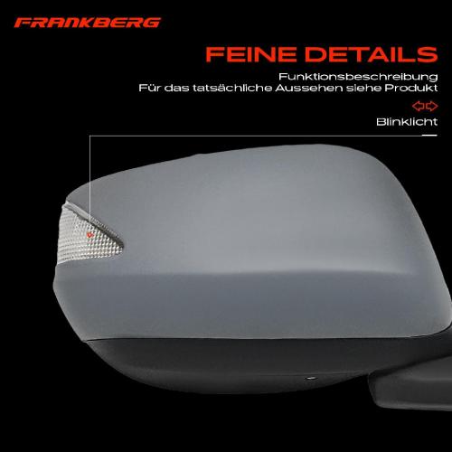 1x Außenspiegel Rechts für Honda Jazz III GE GG GP ZA 1.2L 1.3L 1.5L 2009-2015 Bild 1x Außenspiegel Rechts für Honda Jazz III GE GG GP ZA 1.2L 1.3L 1.5L 2009-2015