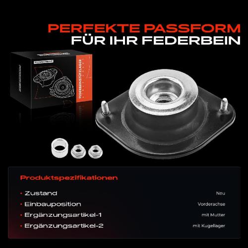 1x Domlager Federbeinstütz lager für VW Golf I Cabriolet Caddy Jetta Scirocco Bild 1x Domlager Federbeinstütz lager für VW Golf I Cabriolet Caddy Jetta Scirocco
