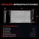 1x Kühler Wasserkühler Motorkühler für Citroën Xsara Break Coupe ZX Peugeot 306