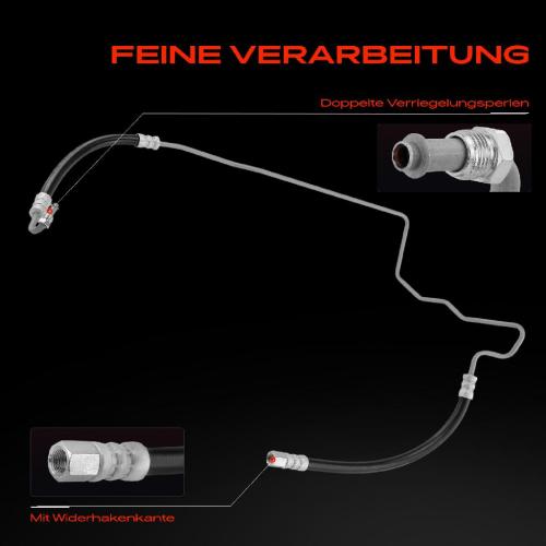 1x Servolenkung Schlauch für Opel Astra F 51 52 53 54 56 57 58 59 T92 1.4L-2.0L Bild 1x Servolenkung Schlauch für Opel Astra F 51 52 53 54 56 57 58 59 T92 1.4L-2.0L