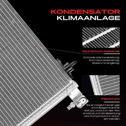 1x Kondensator Klimaanlage für Citroën C5 Peugeot 407 1.6L-3.0L Bj ab 2004 Bild 1x Kondensator Klimaanlage für Citroën C5 Peugeot 407 1.6L-3.0L Bj ab 2004