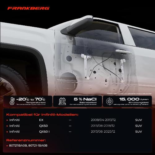 1x Fensterheber Vorne Links für Infiniti EX QX50 ab 2007 Bild 1x Fensterheber Vorne Links für Infiniti EX QX50 ab 2007