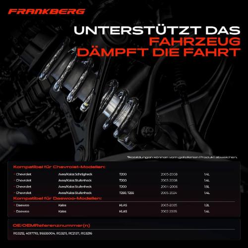 2x Fahrwerksfeder Vorderachse für Chevrolet Aveo/Kalos T200 Daewoo Kalos KLAS Bild 2x Fahrwerksfeder Vorderachse für Chevrolet Aveo/Kalos T200 Daewoo Kalos KLAS