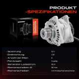 1x Lichtmaschine Generator für VW Golf 4 1J Polo Transporter T5 Audi A3 Seat