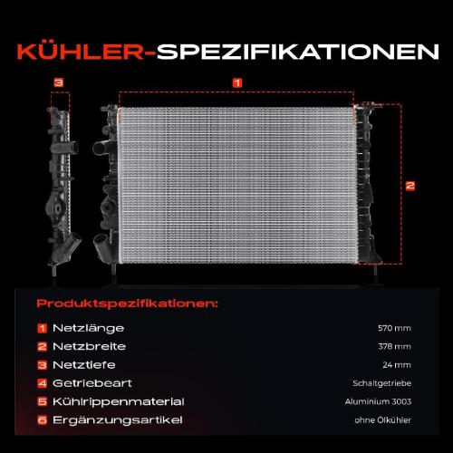 Frankberg 1x Kühler Wasserkühler Motorkühler für Renault Megane I BA0/1 LA0/1 Scénic 1.6L-2.0L Bild Frankberg 1x Kühler Wasserkühler Motorkühler für Renault Megane I BA0/1 LA0/1 Scénic 1.6L-2.0L