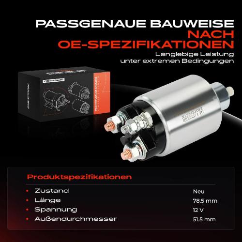 1x Magnetschalter Starter für Ford Focus 2 Turnier Focus C-Max DM2 1.4L 1.6L Bild 1x Magnetschalter Starter für Ford Focus 2 Turnier Focus C-Max DM2 1.4L 1.6L
