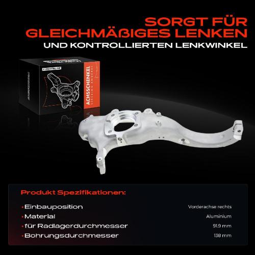 1x Achsschenkel Radaufhängung Vorderachse Rechts für BMW X5 E70 F15 F85 X6 E71 E72 F86 Bild 1x Achsschenkel Radaufhängung Vorderachse Rechts für BMW X5 E70 F15 F85 X6 E71 E72 F86