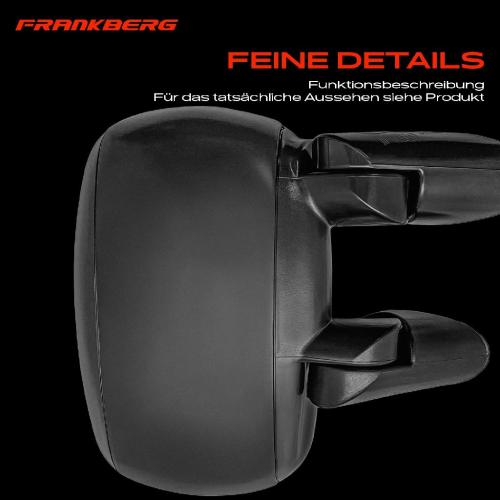 Frankberg 1x Außenspiegel Links für Fiat Doblo Kasten/MPV 119 223 2001-2010 Bild Frankberg 1x Außenspiegel Links für Fiat Doblo Kasten/MPV 119 223 2001-2010