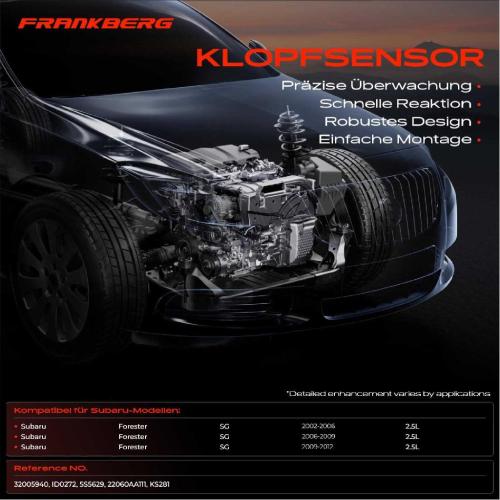 1x Klopfsensor Klopfgeber für Subaru Forester SG 2.5L 2002-2012 Bild 1x Klopfsensor Klopfgeber für Subaru Forester SG 2.5L 2002-2012
