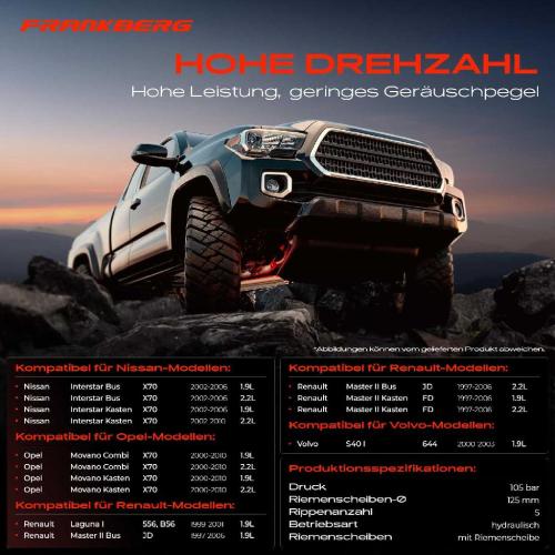 1x Servopumpe hydraulisch für Nissan Primera Opel Vivaro Renault Laguna Bild 1x Servopumpe hydraulisch für Nissan Primera Opel Vivaro Renault Laguna