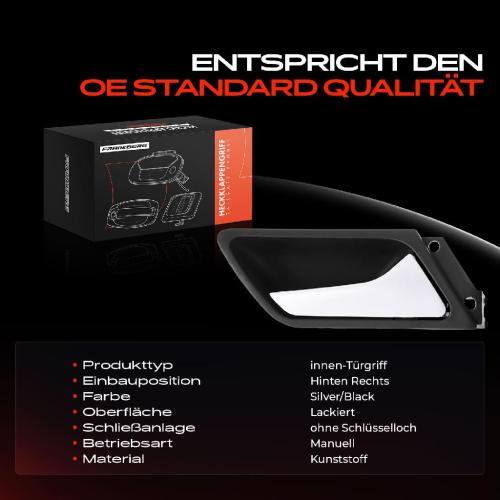 1x Türgriff Hinten Rechts innen für VW Jetta IV 162 163 AV2 AV3 1.2L 1.4L 1.6L 1.8L 2.0L 2.5L 2010-2018 Bild 1x Türgriff Hinten Rechts innen für VW Jetta IV 162 163 AV2 AV3 1.2L 1.4L 1.6L 1.8L 2.0L 2.5L 2010-2018
