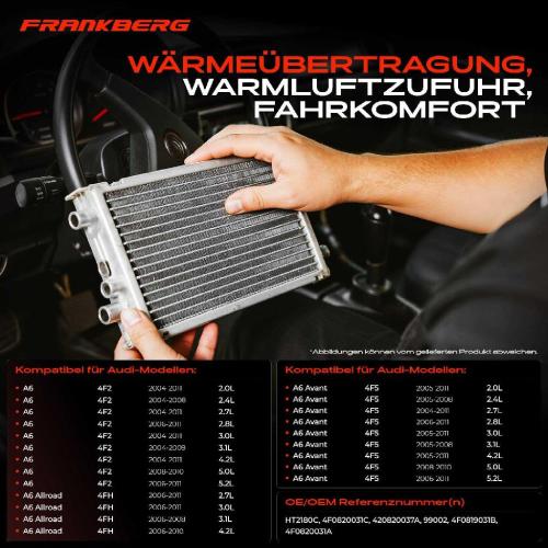 1x Wärmetauscher Innenraumheizung für Audi A6 Avant/ Allroad 4F C6 Bild 1x Wärmetauscher Innenraumheizung für Audi A6 Avant/ Allroad 4F C6