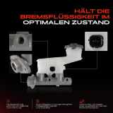 1x Hauptbremszylinder Bremszylinder für Honda Jazz II GD GE2 GE3 1.2L 1.3L
