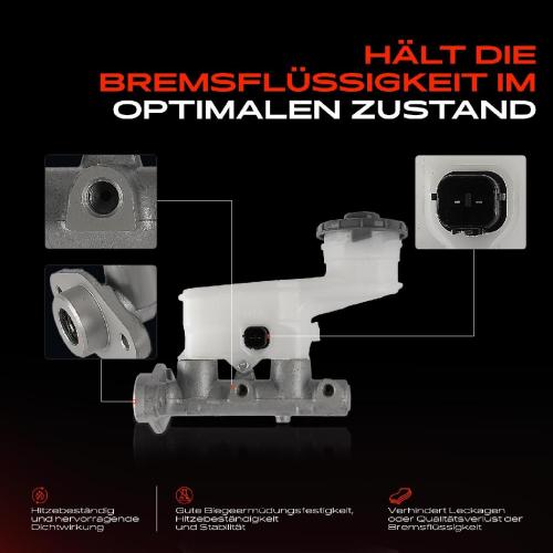 1x Hauptbremszylinder Bremszylinder für Honda Jazz II GD GE2 GE3 1.2L 1.3L Bild 1x Hauptbremszylinder Bremszylinder für Honda Jazz II GD GE2 GE3 1.2L 1.3L