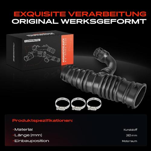 Frankberg 1x Ansaugschlauch, Luftfilter für Ford Focus C-Max II Turnier DM2 DA DP Bild Frankberg 1x Ansaugschlauch, Luftfilter für Ford Focus C-Max II Turnier DM2 DA DP