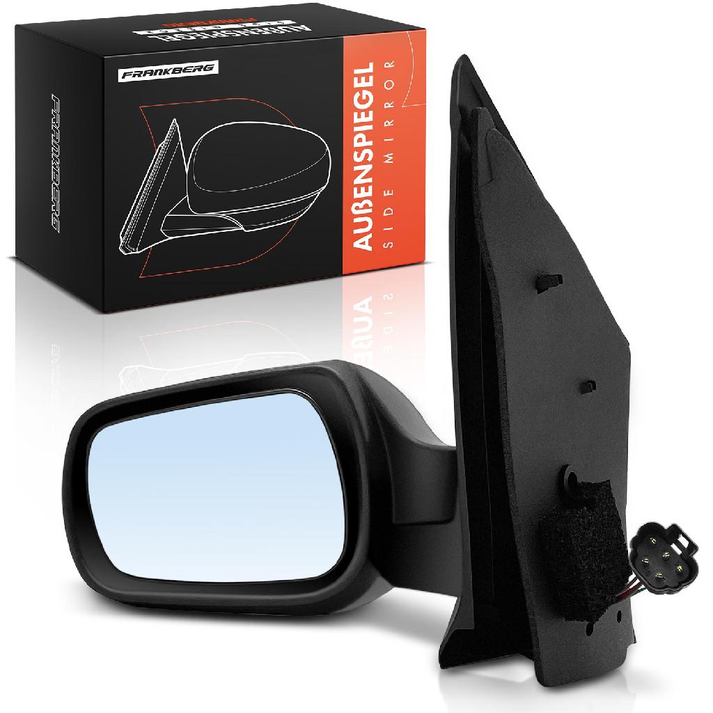 Frankberg 1x Außenspiegel Links für Ford Fiesta V Van JD JH 1.2L 1.3L 1.4L 1.6L 2001-2010