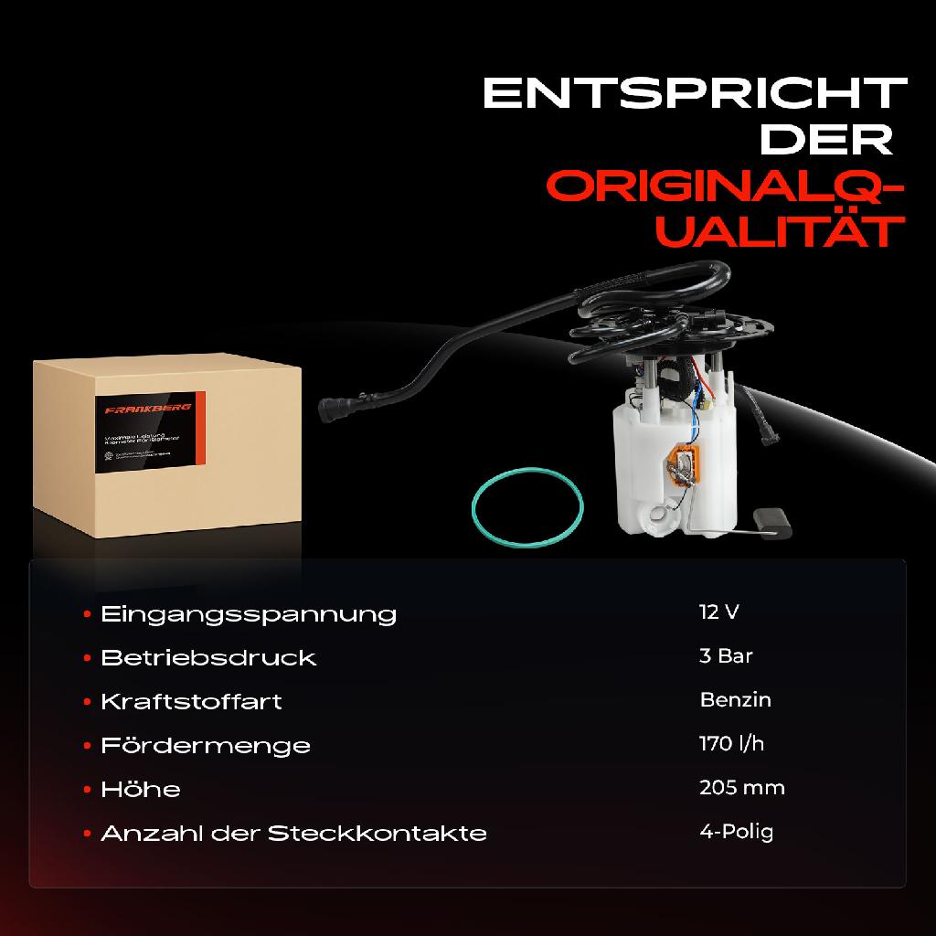 1x Kraftstoffpumpe für Saab 9-5 YS3E 9-5 Kombi 2.3L 1997-2009