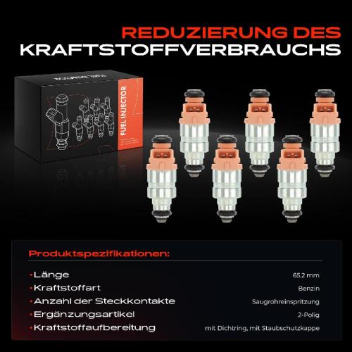 Frankberg 6x Einspritzventil Einspritzdüse für Audi A4 8D2 A6 Allroad 4B C5 2.7L Bild Frankberg 6x Einspritzventil Einspritzdüse für Audi A4 8D2 A6 Allroad 4B C5 2.7L