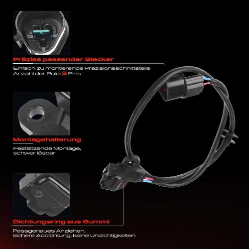 1x Kurbelwellensensor Impulsgeber für Mitsubishi L200 Pajero 2 3 Delica 2.5L Bild 1x Kurbelwellensensor Impulsgeber für Mitsubishi L200 Pajero 2 3 Delica 2.5L