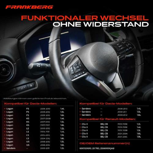 1x Kombischalter Lenkstockschalter für Dacia Duster HS Logan LS Sandero Renault Clio 2 BB Bild 1x Kombischalter Lenkstockschalter für Dacia Duster HS Logan LS Sandero Renault Clio 2 BB