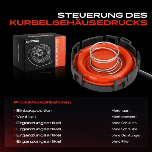 1x Ventil Kurbelgehäusentlüftung für BMW 1er E81 3er E90 5er E60 X1 E84 X3 E83 Bild 1x Ventil Kurbelgehäusentlüftung für BMW 1er E81 3er E90 5er E60 X1 E84 X3 E83