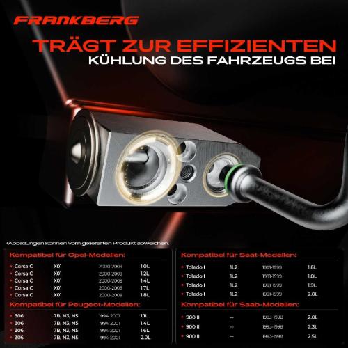 1x Expansionsventil Klimaanlage für Opel Corsa C X01 VW T4 70B Peugeot Saab Seat Bild 1x Expansionsventil Klimaanlage für Opel Corsa C X01 VW T4 70B Peugeot Saab Seat