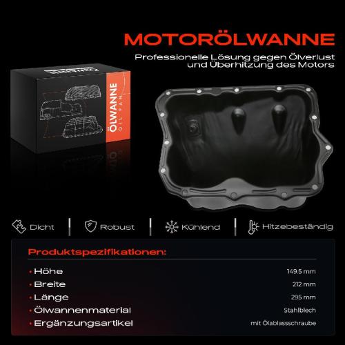 Frankberg 1x Ölwanne Motorölwanne für Smart Cabrio City-Coupe Fortwo 0.6L 0.7L 0.8L Bild Frankberg 1x Ölwanne Motorölwanne für Smart Cabrio City-Coupe Fortwo 0.6L 0.7L 0.8L
