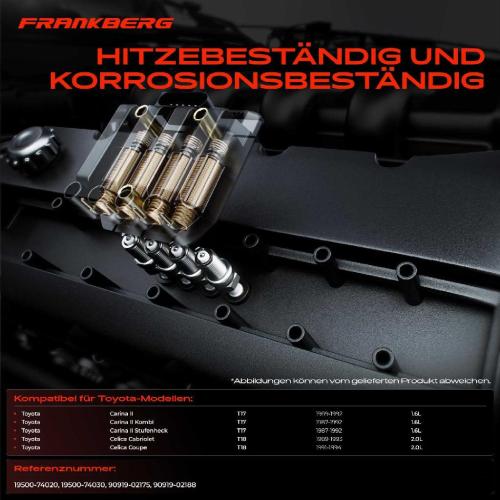 Frankberg 1x Zündmodul Zündspule für Toyota Carina II Kombi Stufenheck Celica Cabriolet Coupe 1.6L 2.0L 1987-1994 Bild Frankberg 1x Zündmodul Zündspule für Toyota Carina II Kombi Stufenheck Celica Cabriolet Coupe 1.6L 2.0L 1987-1994
