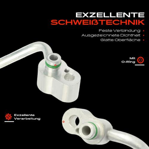 1x Hochdruckleitung Klimaanlage für VW Golf VI EOS Audi A3 8P Seat Altea Skoda Bild 1x Hochdruckleitung Klimaanlage für VW Golf VI EOS Audi A3 8P Seat Altea Skoda