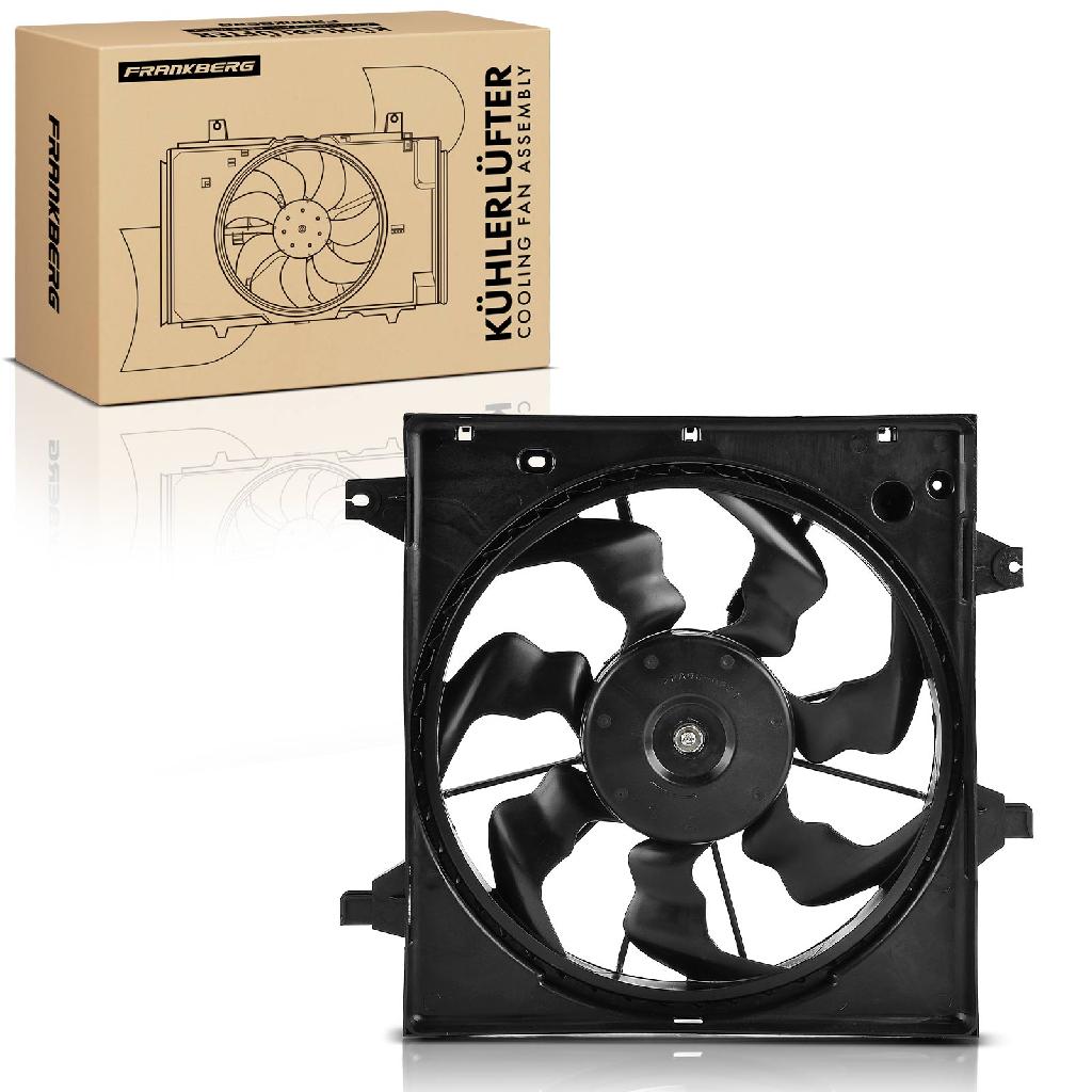 Frankberg 1x Motorkühller Einfachlüfter mit Kühlerlüfterrahmen KIA Picanto JA 1.0L 1.2L Bj ab 2017