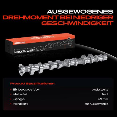 Frankberg 1x Nockenwelle für Opel Astra H L48 Insignia A G09 Zafira Tourer C P12 Mokka Bild Frankberg 1x Nockenwelle für Opel Astra H L48 Insignia A G09 Zafira Tourer C P12 Mokka