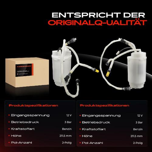2x Kraftstoffpumpe für VW Touareg 7LA 7L6 7L7 3.2L 3.6L Bild 2x Kraftstoffpumpe für VW Touareg 7LA 7L6 7L7 3.2L 3.6L