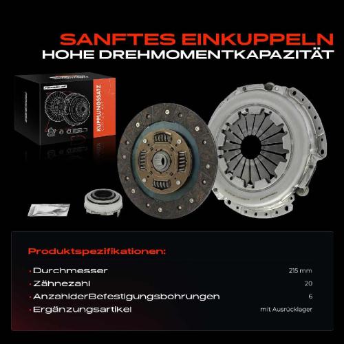 Frankberg 1x Kupplungssatz für Honda Civic IX FK Civic IX Stufenheck FB Civic IX Tourer FK Civic VIII Hatchback FK FN Bild Frankberg 1x Kupplungssatz für Honda Civic IX FK Civic IX Stufenheck FB Civic IX Tourer FK Civic VIII Hatchback FK FN