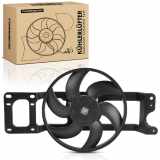 Frankberg 1x Motorkühller Einfachlüfter mit Kühlerlüfterrahmen Dacia Renault Logan LS Solenza 1.4L 1.6L